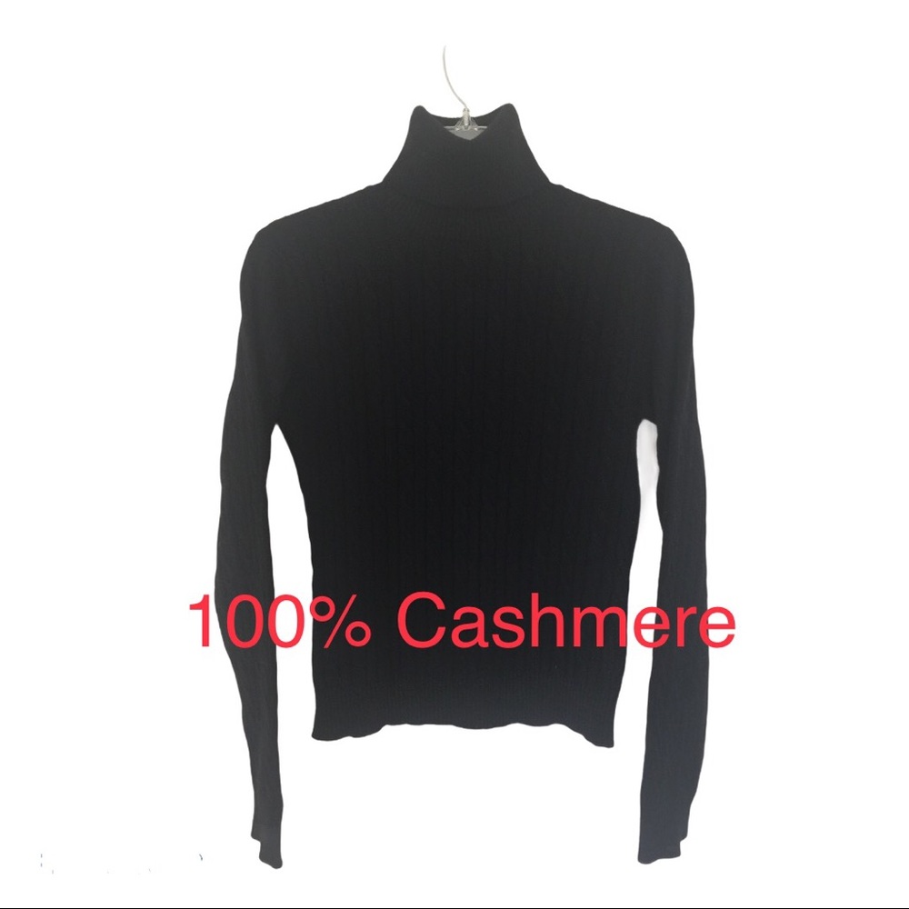 NWOT Aqua Cashmere TurtleNeck Sweater Size S